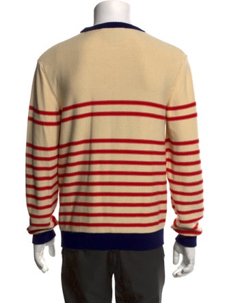 Gucci Signature Logo Striped Pullover