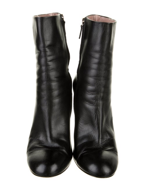 Gucci Double G Logo Leather Boots