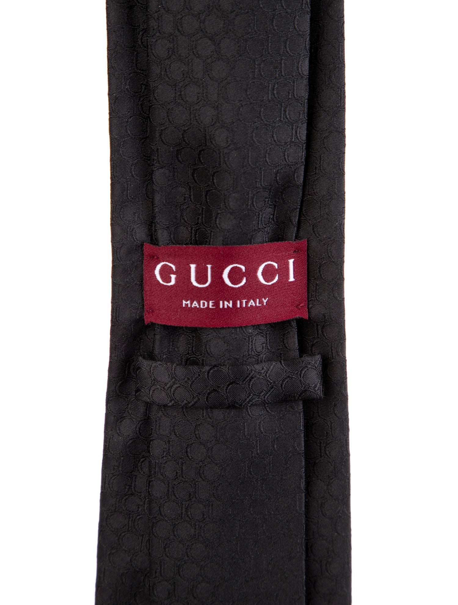 Gucci Embroidered Silk Tie w/Tags