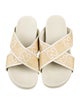 Gucci GG Logo Raffia Slides