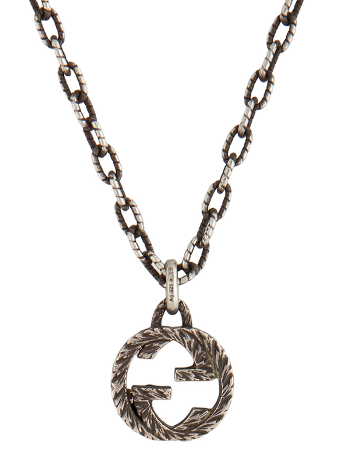 Gucci Interlocking G Pendant Necklace