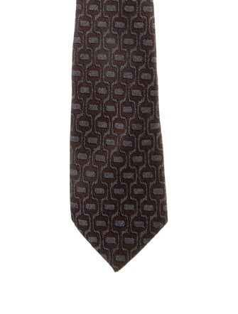 Gucci Silk Pattern Tie
