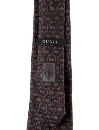 Gucci Silk Pattern Tie