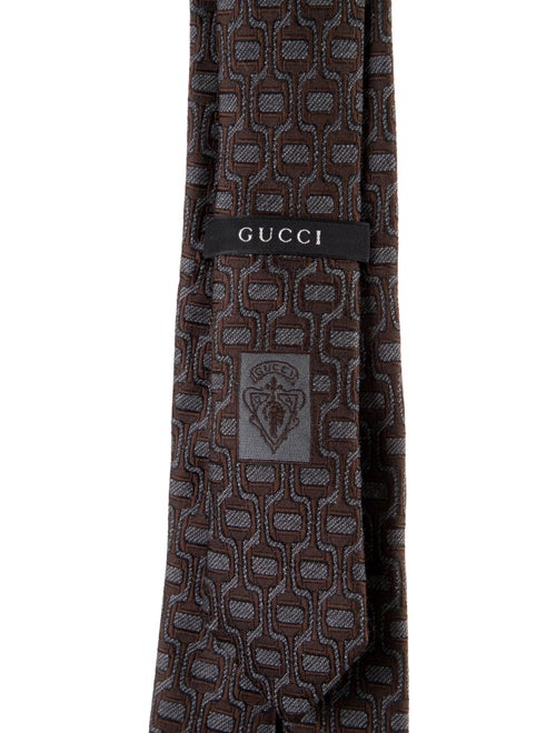 Gucci Silk Pattern Tie