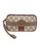 Gucci GG Supreme Monogram Ophidia Phone Case Wristlet