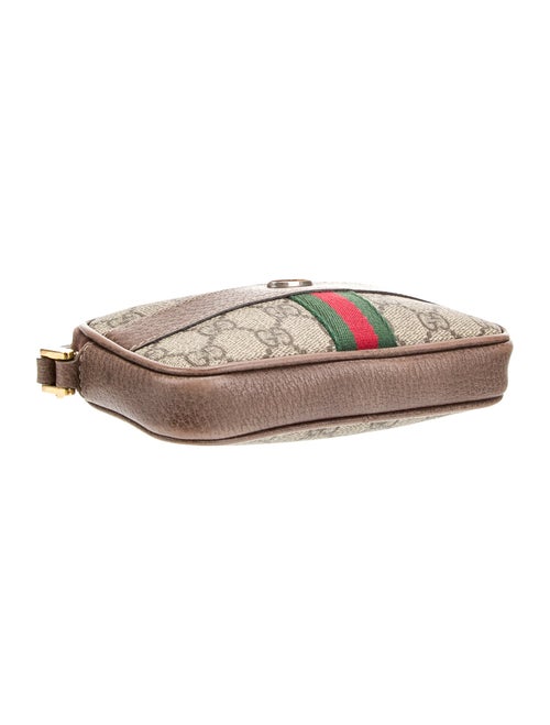 Gucci GG Supreme Monogram Ophidia Phone Case Wristlet