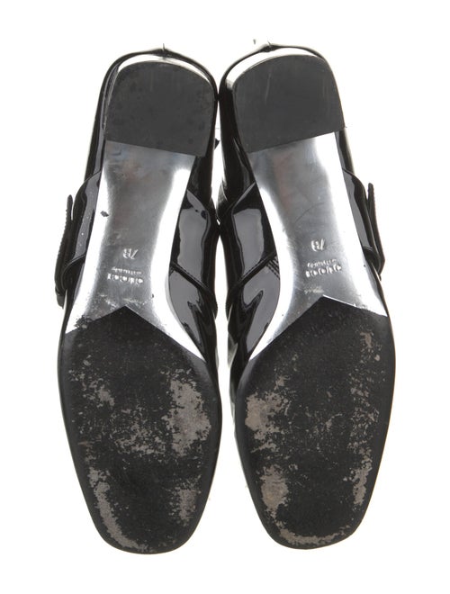 Gucci Horsebit Accent Patent Leather Combat Boots