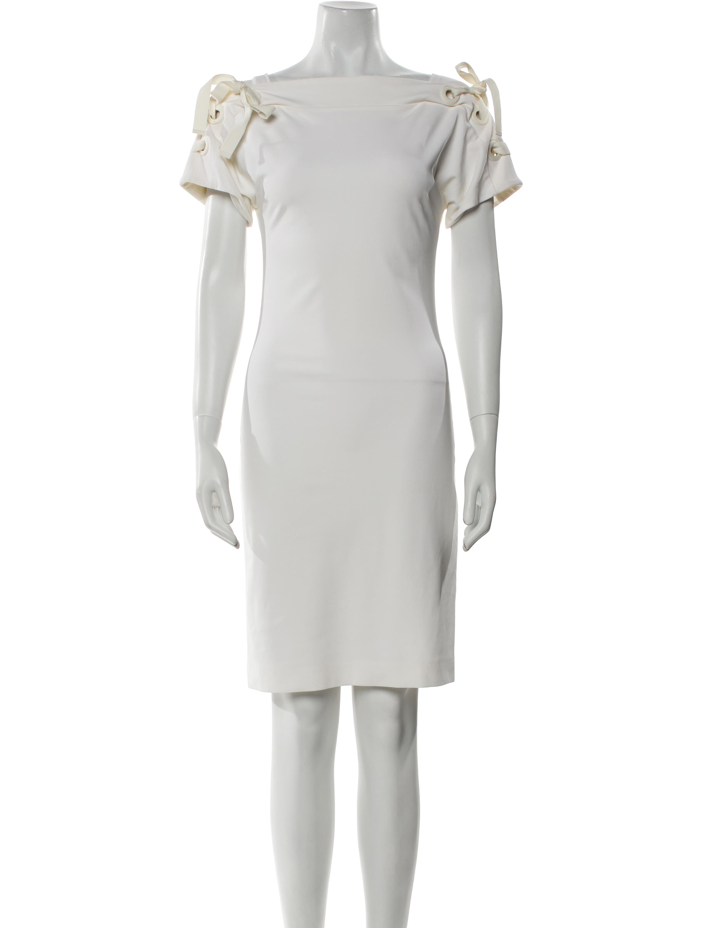 Gucci Bateau Neckline Mini Dress