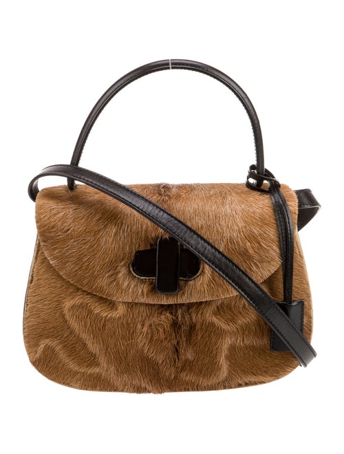 Gucci Fur Top Handle Bag