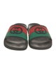 Gucci Web Accent Rubber Slides