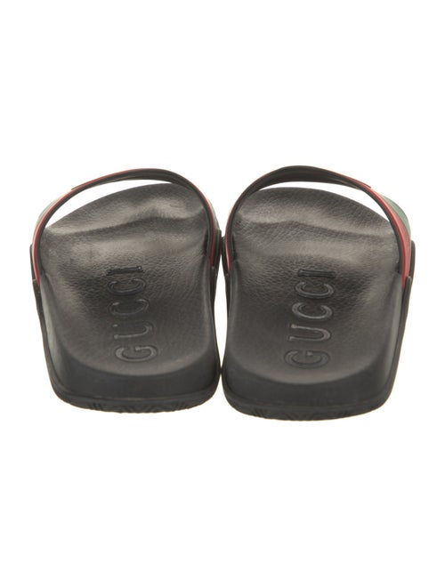 Gucci Web Accent Rubber Slides