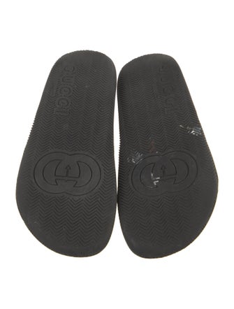 Gucci Web Accent Rubber Slides