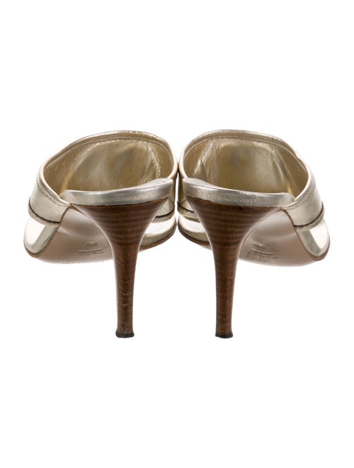 Gucci Interlocking G Logo Leather Slides