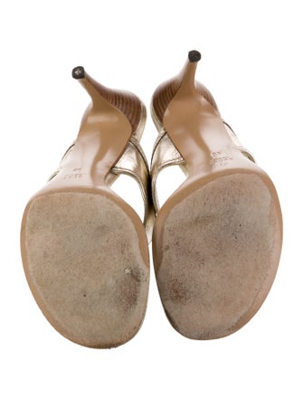 Gucci Interlocking G Logo Leather Slides