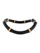 Gucci Enamel Bamboo Choker Necklace