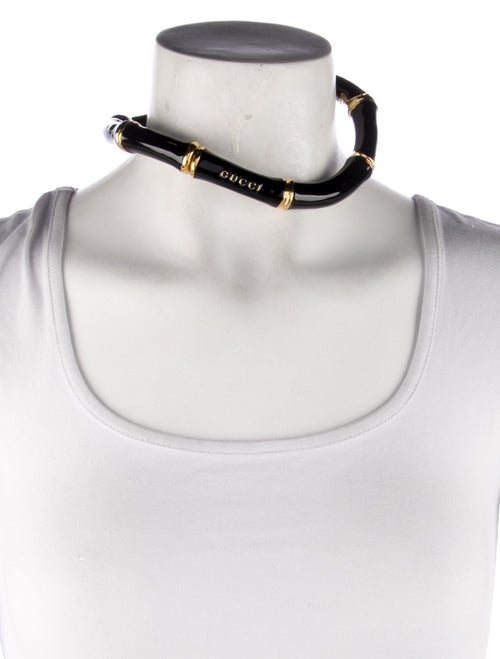 Gucci Enamel Bamboo Choker Necklace