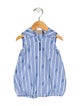 Gucci Sleeveless Striped Onesie