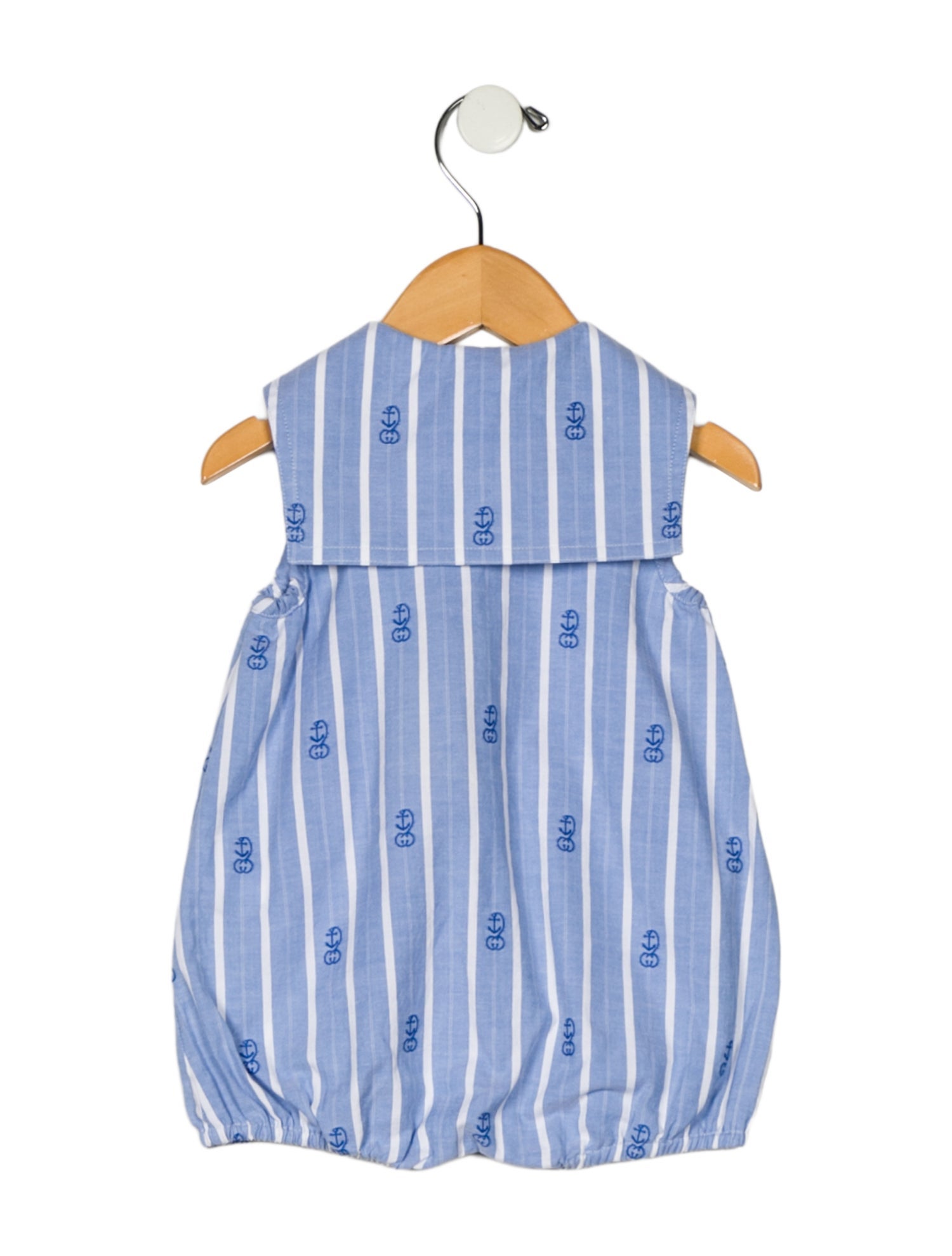 Gucci Sleeveless Striped Onesie