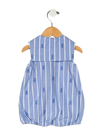 Gucci Sleeveless Striped Onesie
