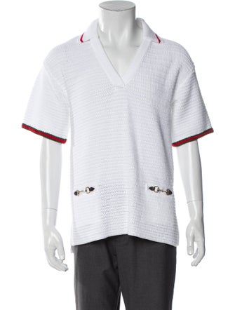 Gucci 2024 Web Accent Polo Sweater