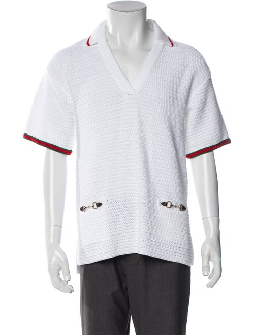 Gucci 2024 Web Accent Polo Sweater