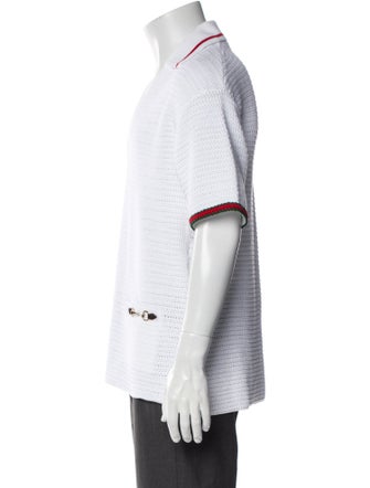 Gucci 2024 Web Accent Polo Sweater
