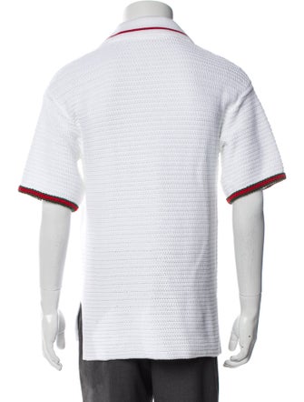 Gucci 2024 Web Accent Polo Sweater