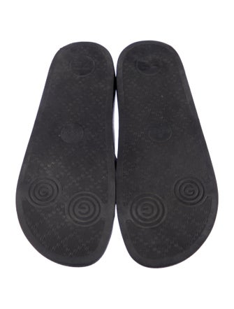 Gucci Interlocking G Logo Rubber Slides