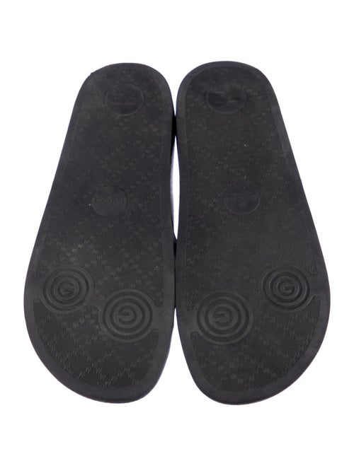 Gucci Interlocking G Logo Rubber Slides