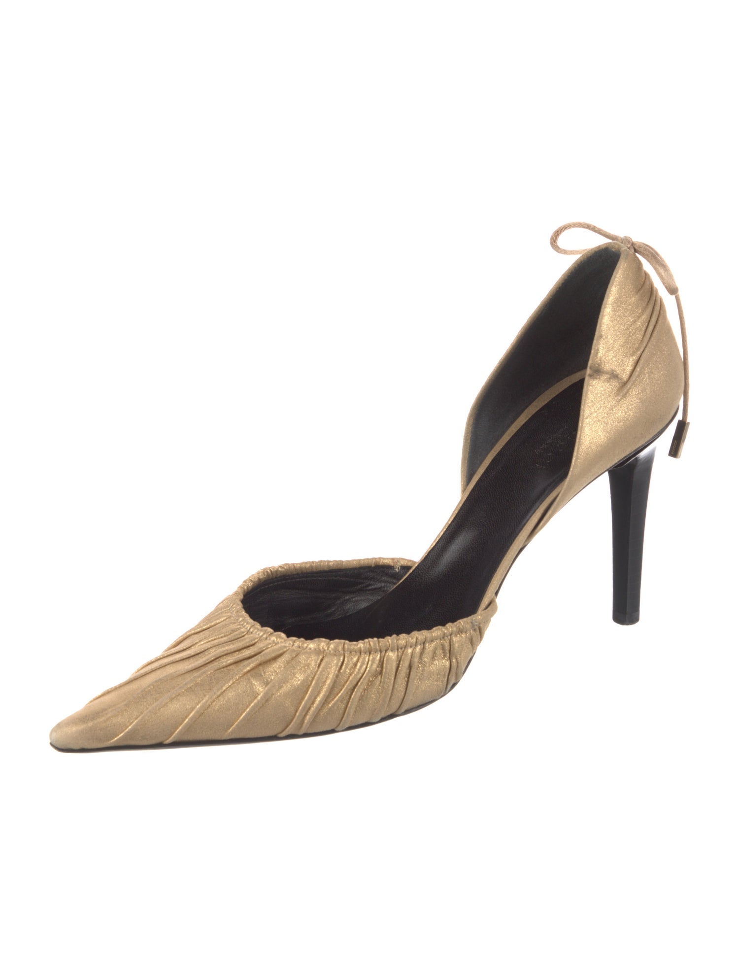 Gucci Leather Animal Print D'Orsay Pumps