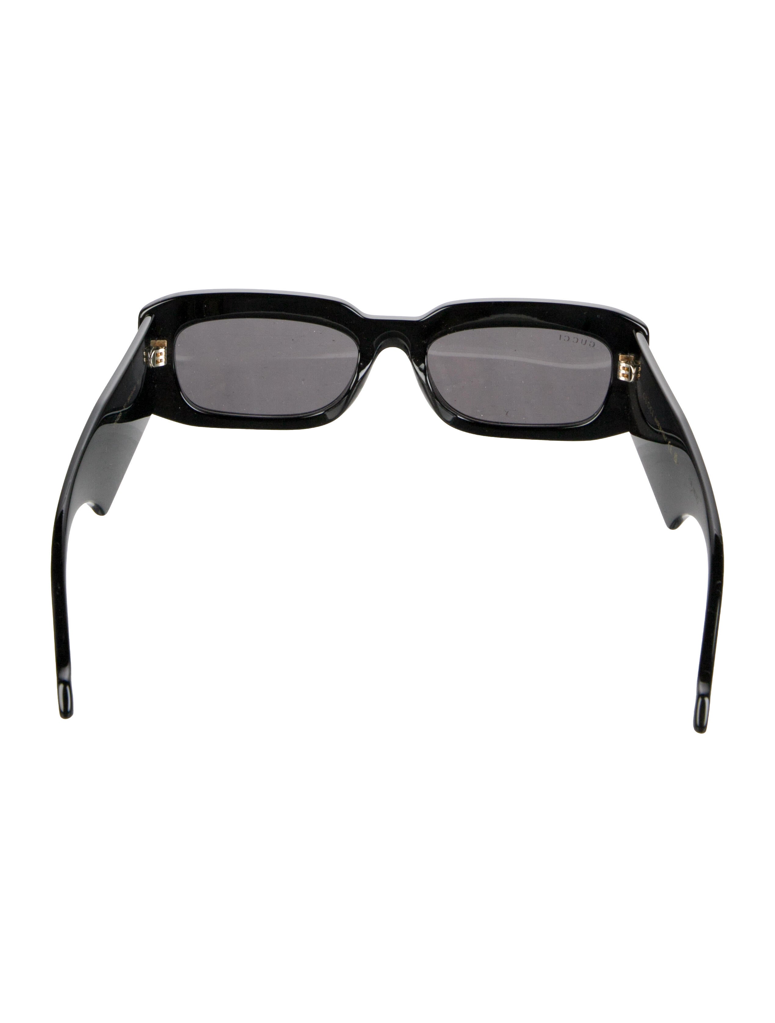 Gucci Double G Logo Square Sunglasses