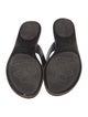 Gucci Double G Logo Leather Slides