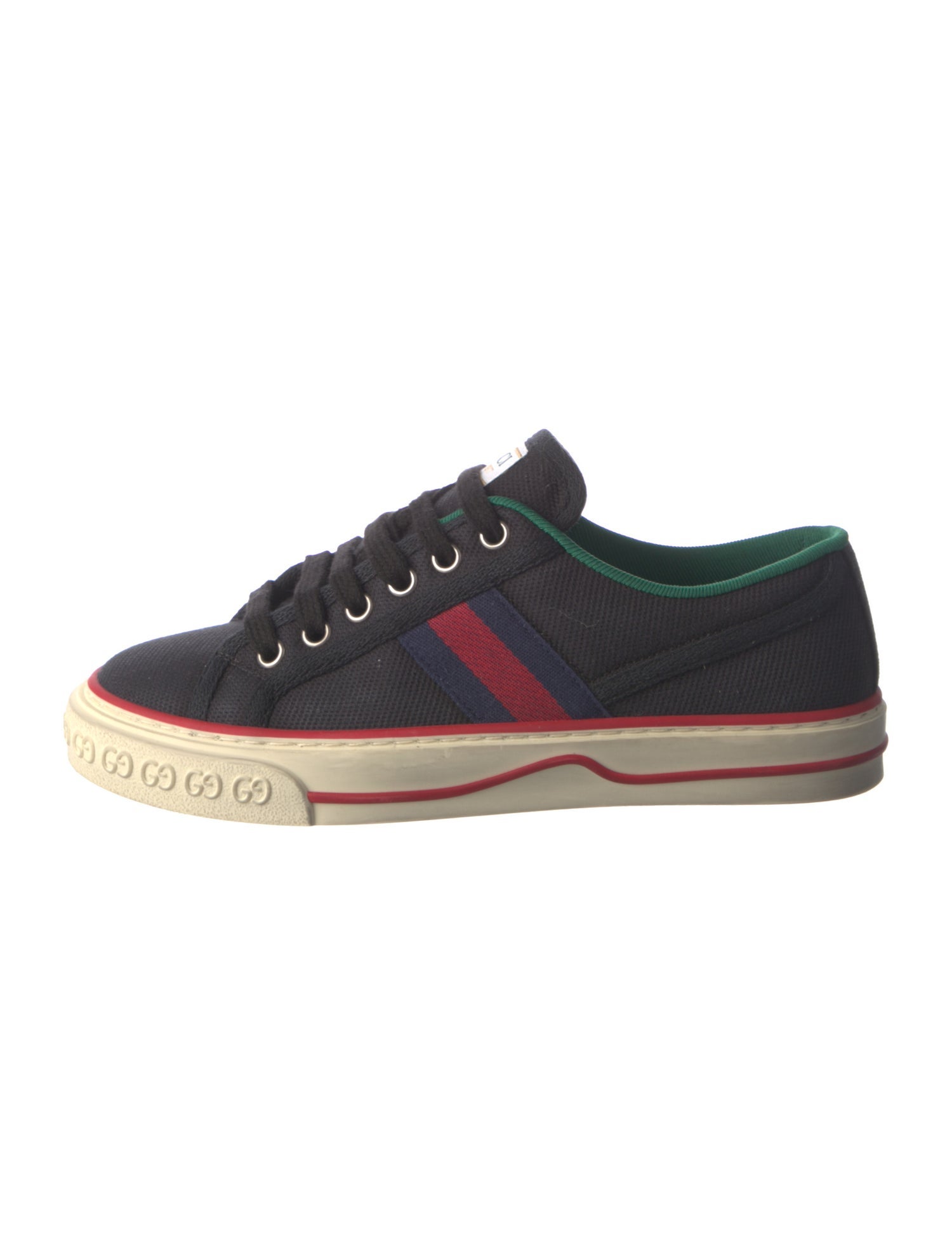Gucci Sylvie Web Accent Canvas Sneakers