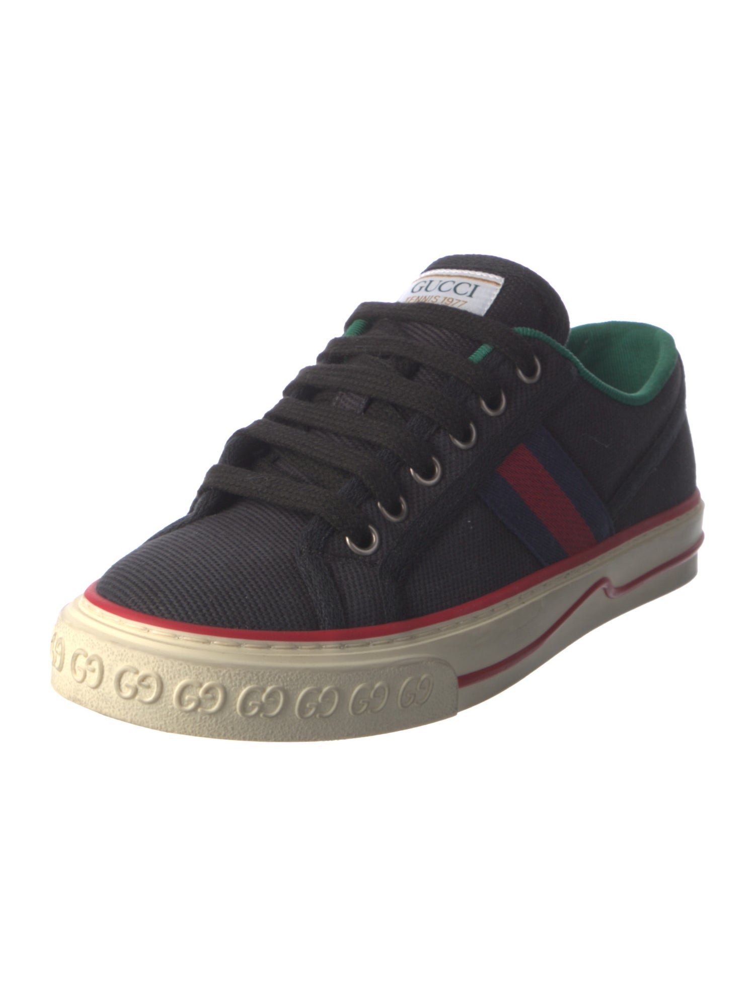 Gucci Sylvie Web Accent Canvas Sneakers