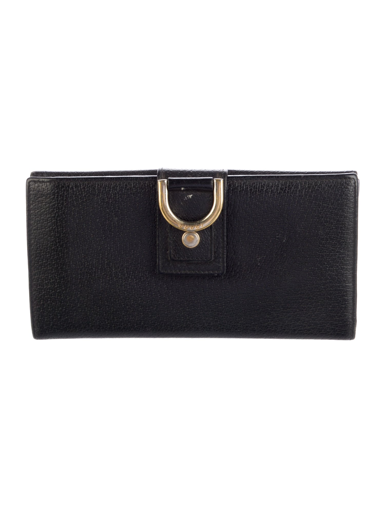 Gucci Abbey Insignia Leather Continental Wallet