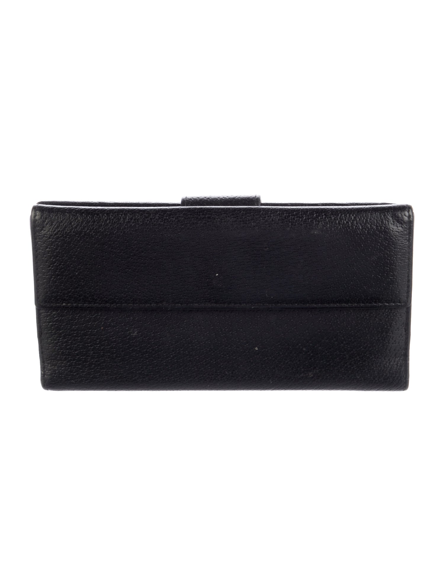 Gucci Abbey Insignia Leather Continental Wallet