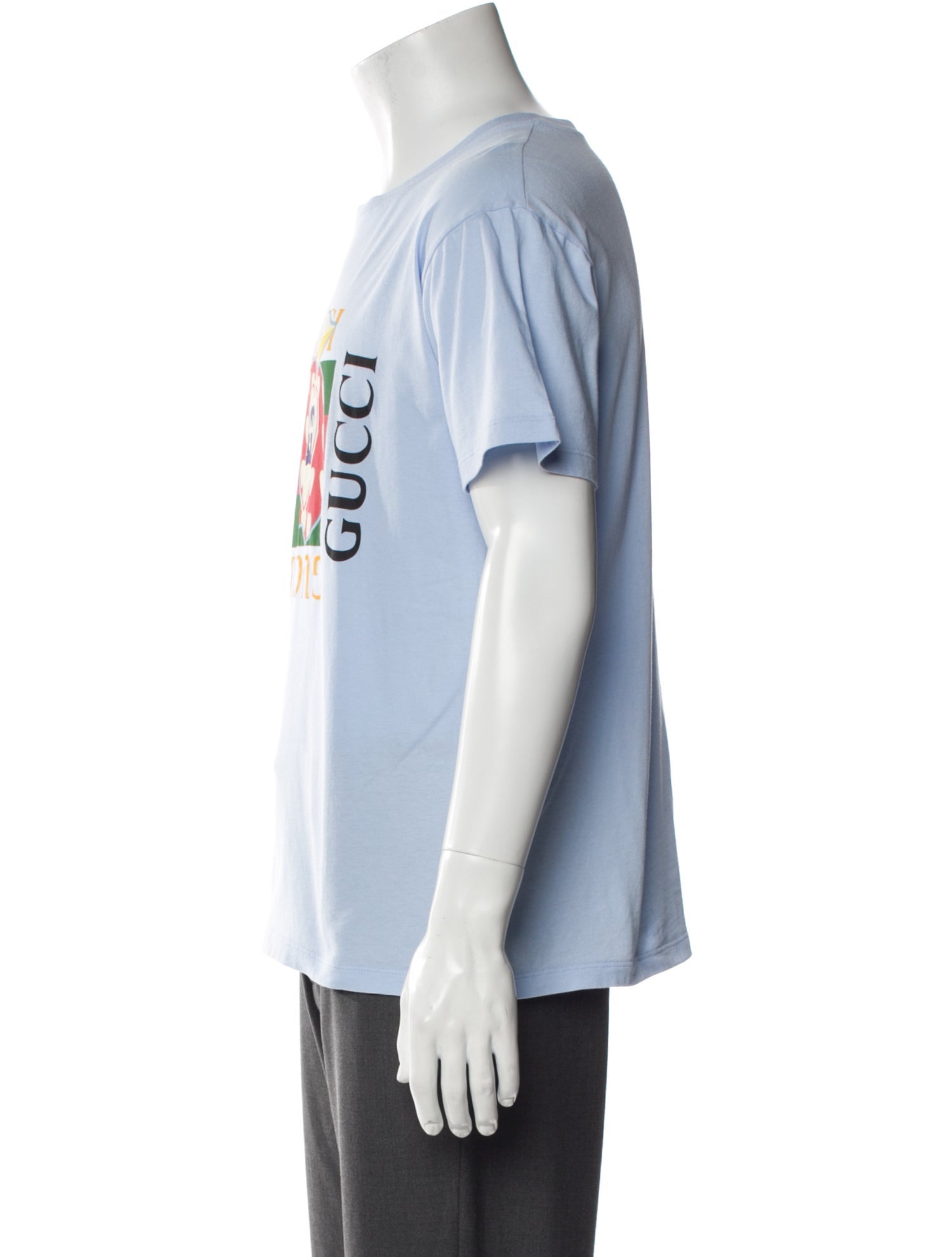 Gucci Web Accent Scoop Neck T-Shirt