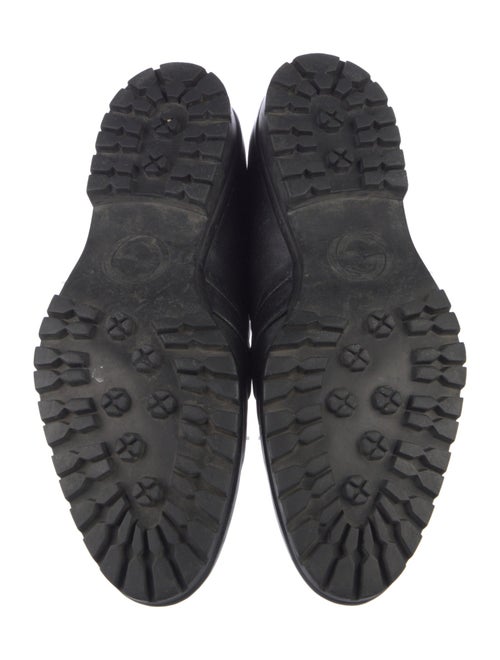 Gucci 1955 Horsebit Accent Leather Lace-Up Boots