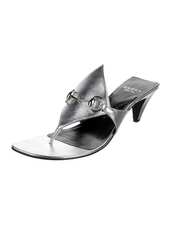 Gucci Leather Slides