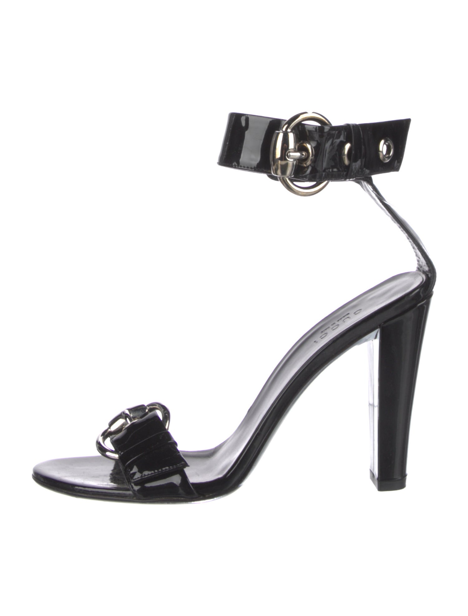 Gucci Patent Leather Sandals
