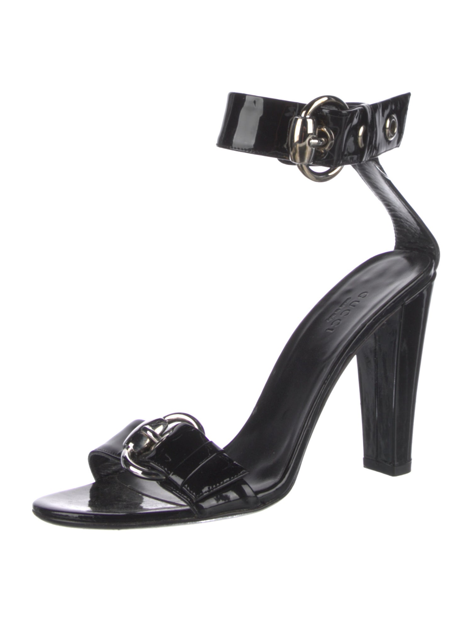 Gucci Patent Leather Sandals