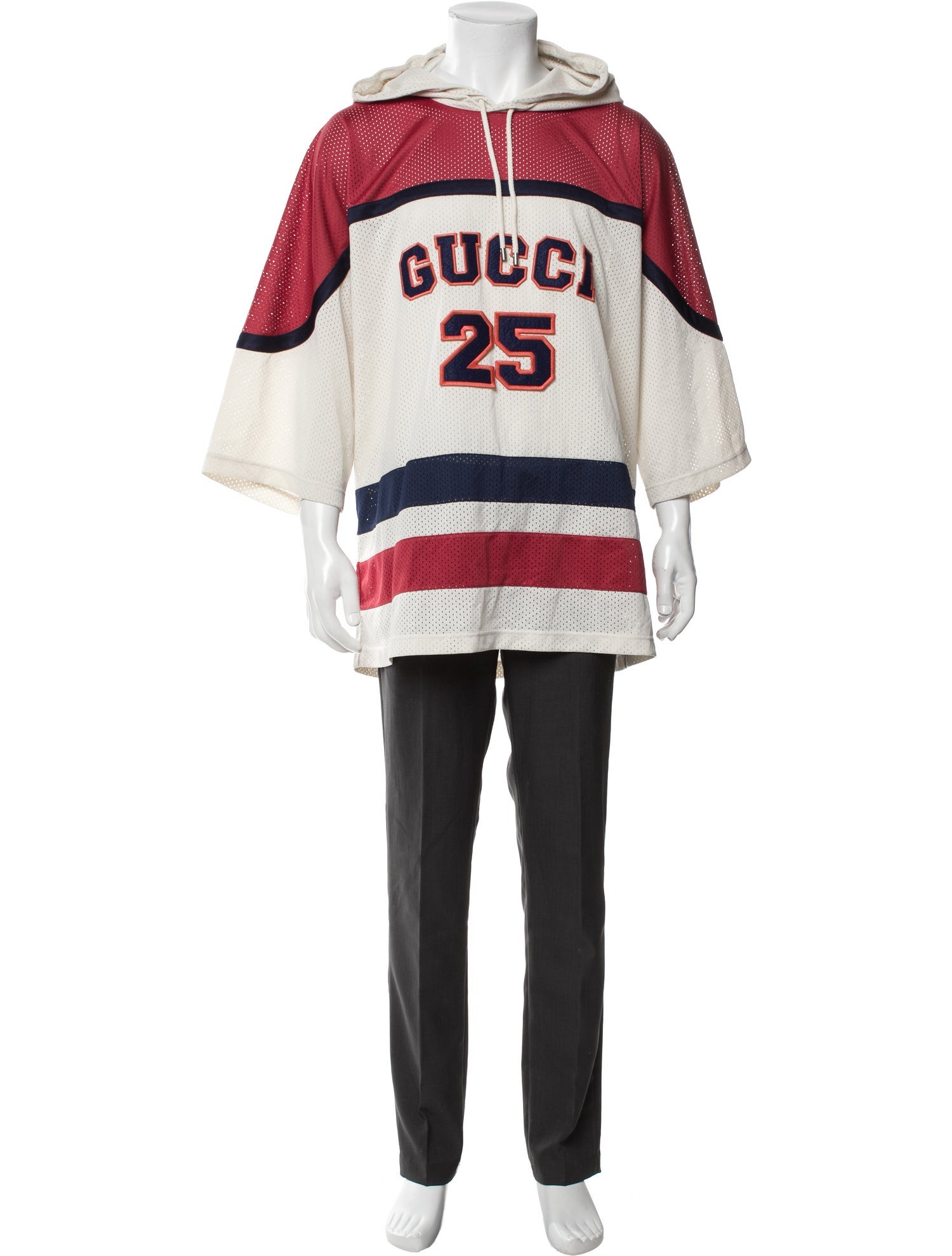 Gucci Printed Mock Neck T-Shirt