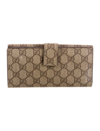 Gucci GG Supreme Continental Wallet