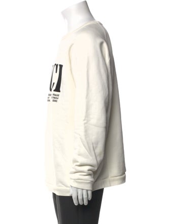 Gucci Graphic Print Crew Neck Pullover