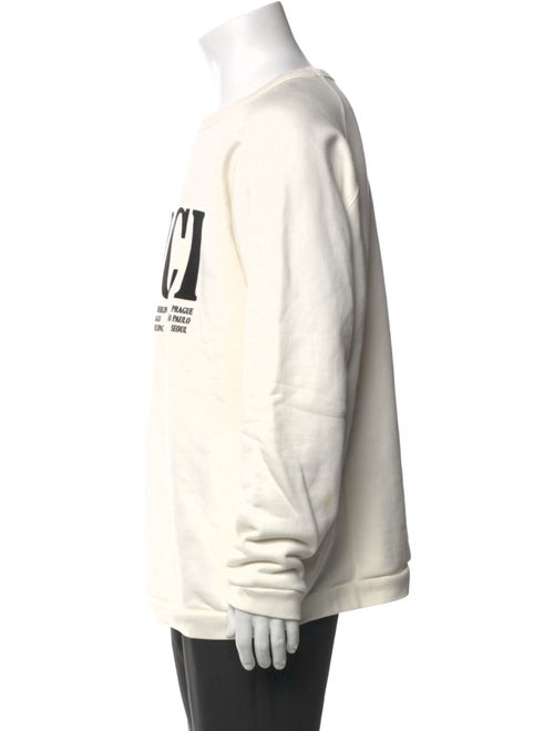 Gucci Graphic Print Crew Neck Pullover