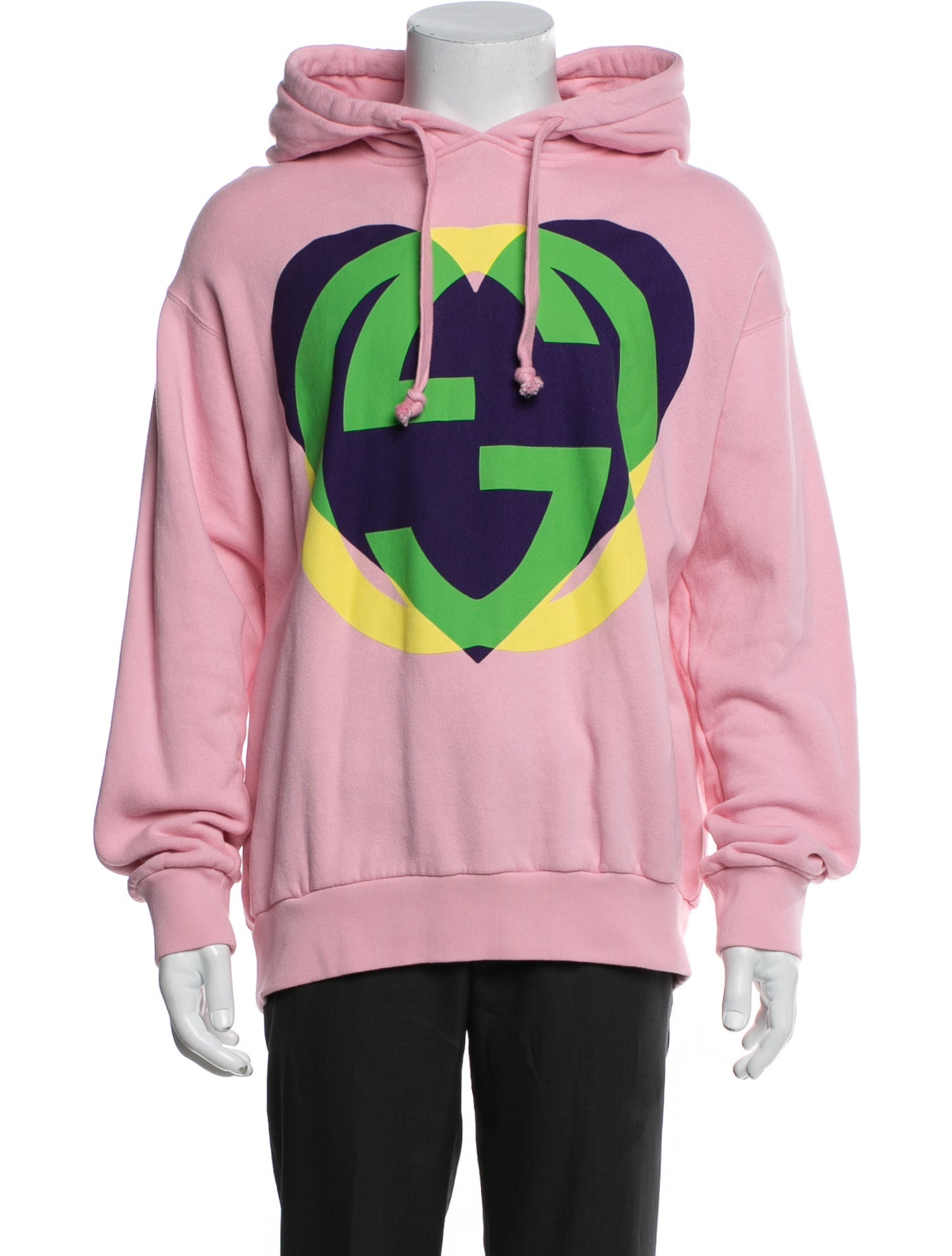 Gucci Graphic Print Crew Neck Hoodie