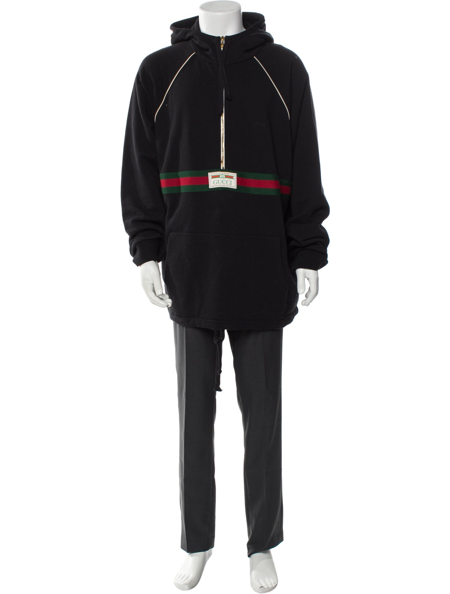Gucci 2021 Web Accent Hoodie