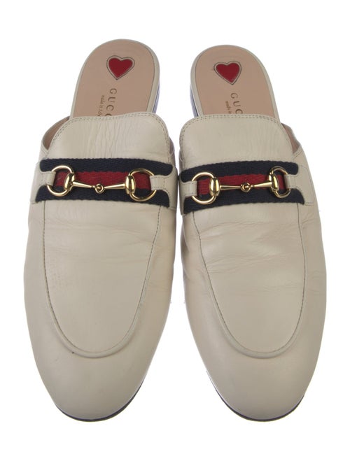 Gucci Horsebit Accent Leather Mules