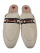 Gucci Horsebit Accent Leather Mules