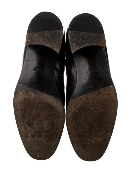 Gucci Leather Chain-Link Accents Boots